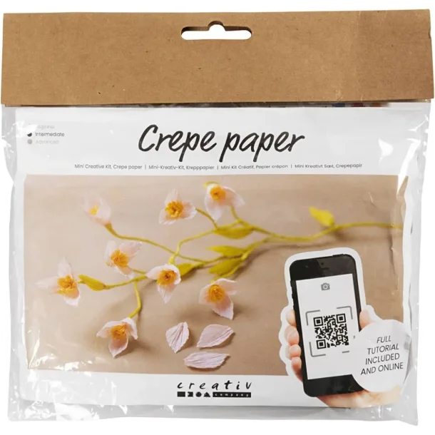 Diy crepepapir blomster Kirsebrgren