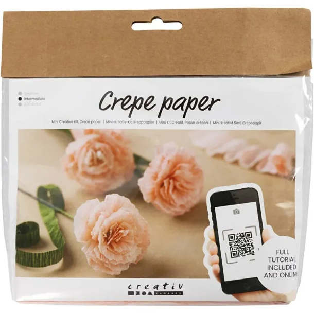 Diy crepepapir blomster Nelliker