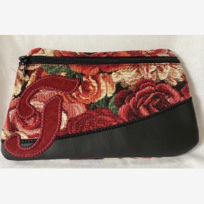 Pung i gobelin med bogstavet T