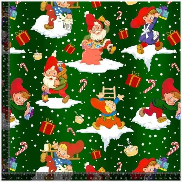 Bomuldsjersey med kravlenisser