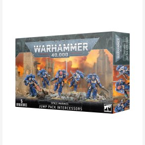 Space marines jump pack intercessors fra Games workshop