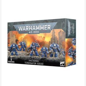 Space Marines terminator squad fra Games Workshop