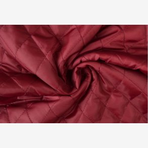 Quiltet foer stof  bordeaux